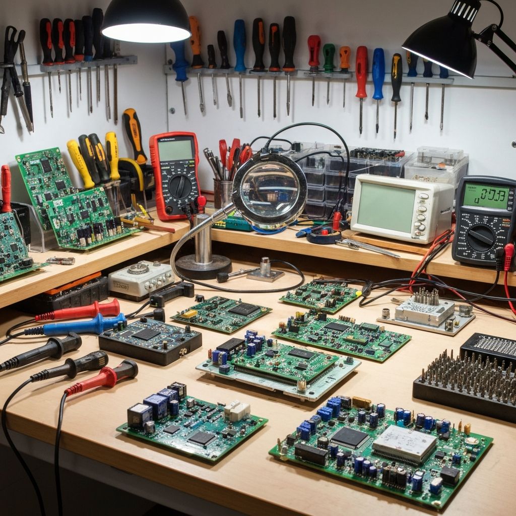 Мастерская по ремонту электроники — инструменты и оборудование